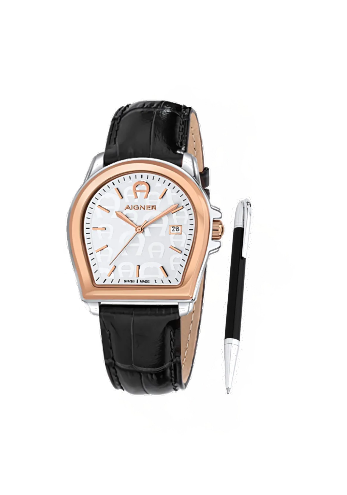 Aigner Mens watch with Pen set - Arwga4810011-set