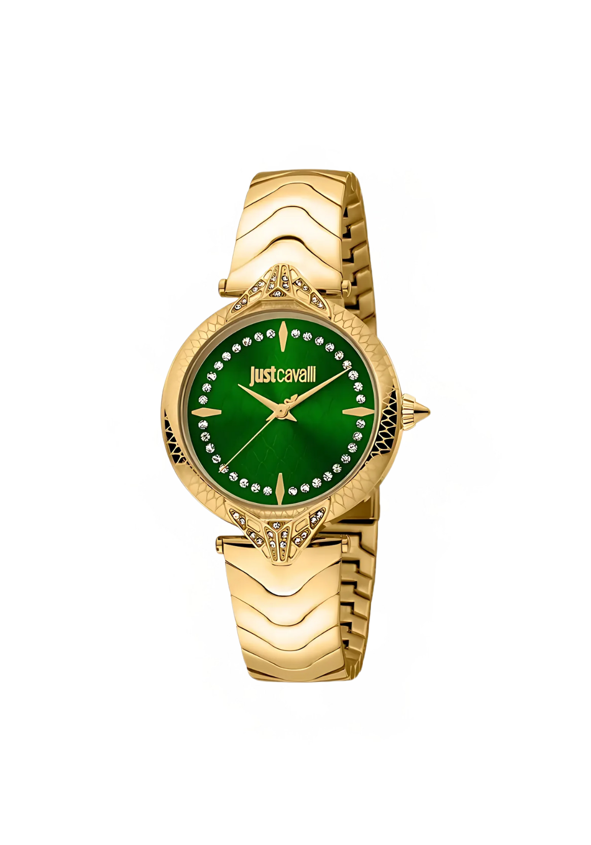 Just Cavalli Lady Animalier watch - LAD 3H SS GREEN FWBB JC1L238M0075