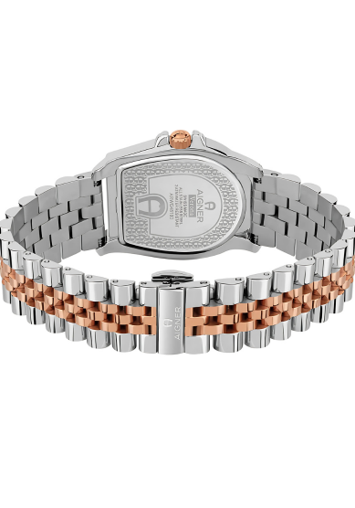 AIG VER-G SS/RG CAS WHT MOP DIAL SS/RG MTL BRT