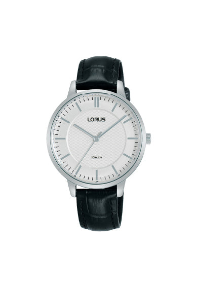 Lorus watch - LAD 3H LTH SILV RG277TX9