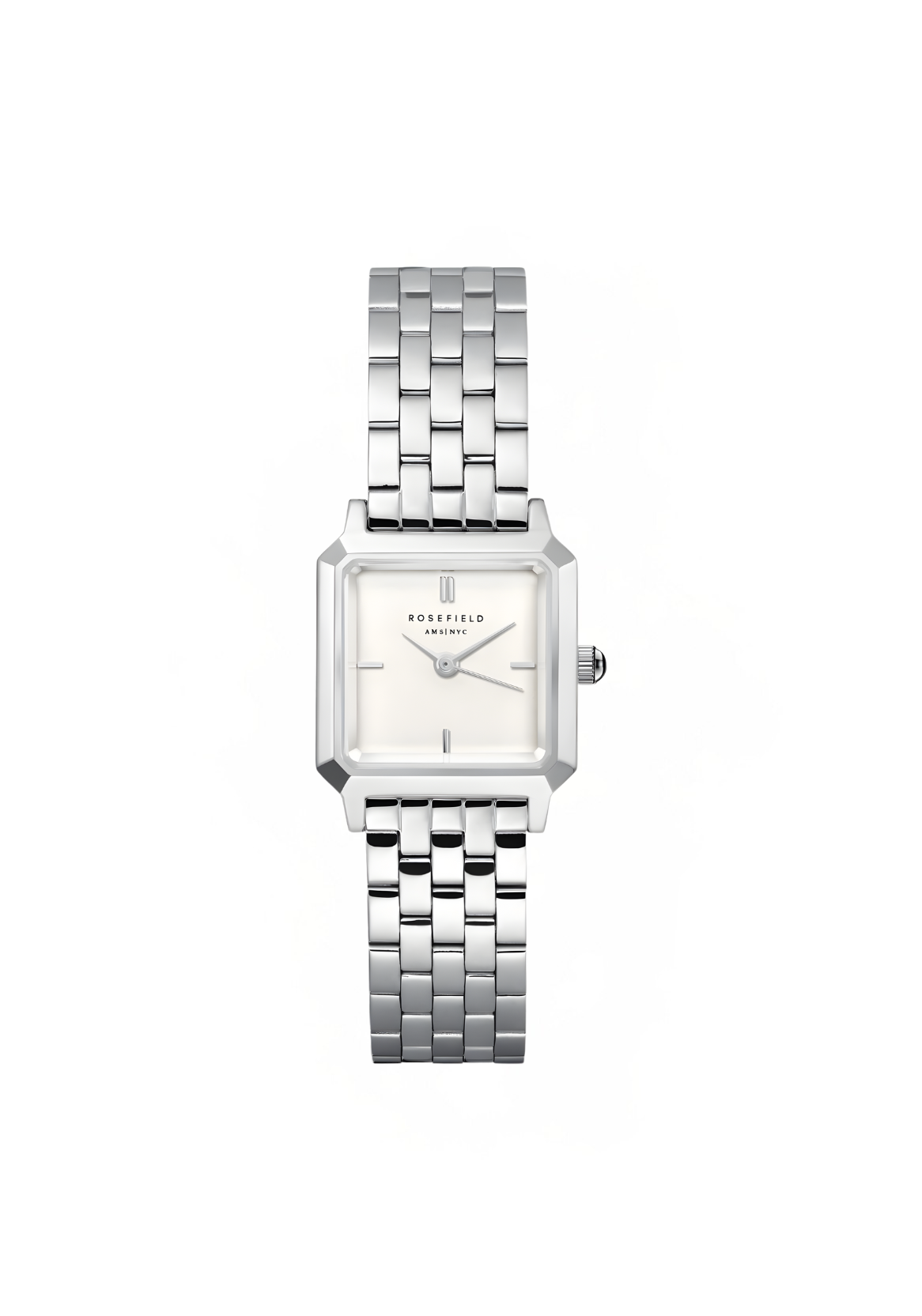 The Boxelle White dial Silver Steel Strap BWSSS-B02