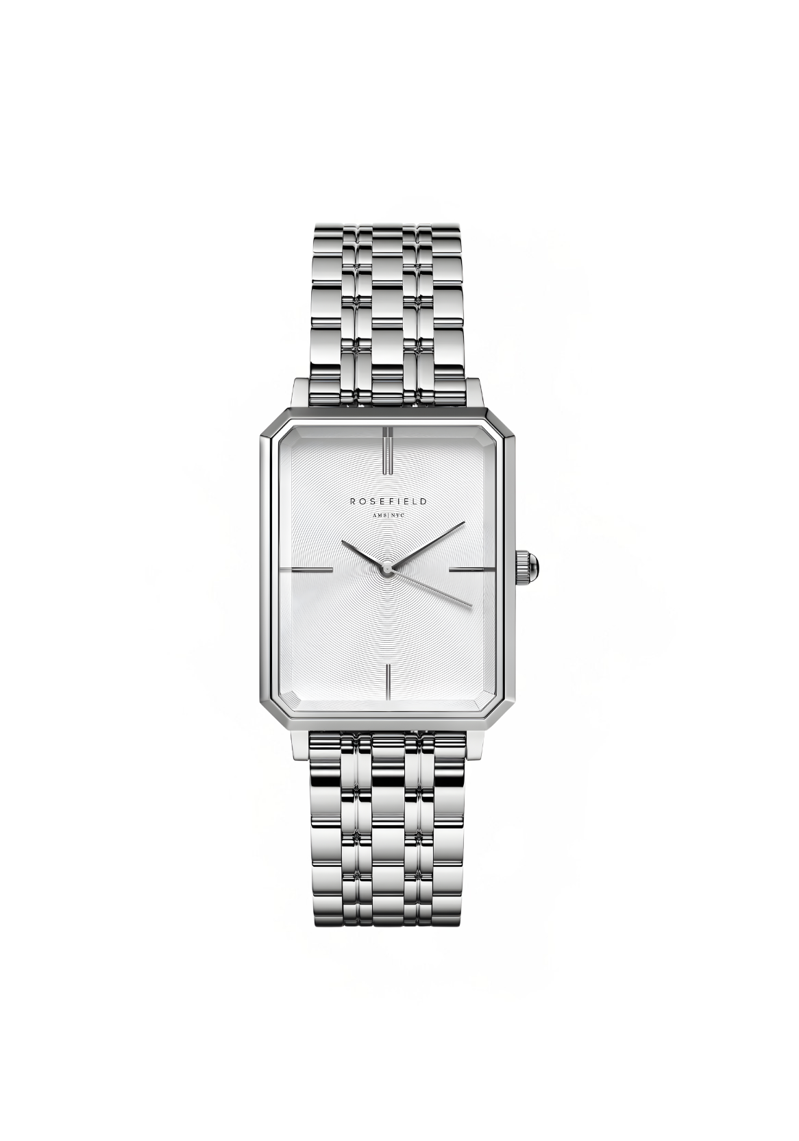 The Octagon White Sunray Steel Silver OCWSS-O41