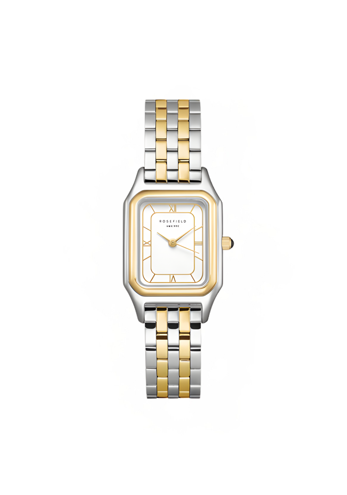 Ivy White Gold Roman numbers Steel Strap Duotone OCWDSD-OC03