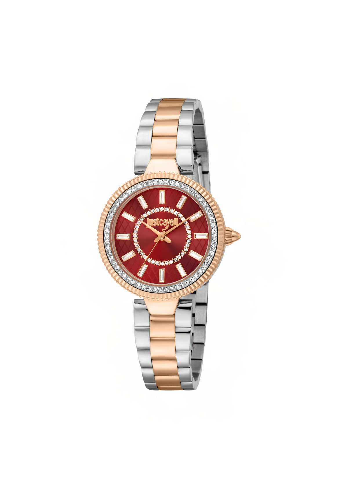 Just Cavalli Glam Chic watch - LAD 3H SS RED