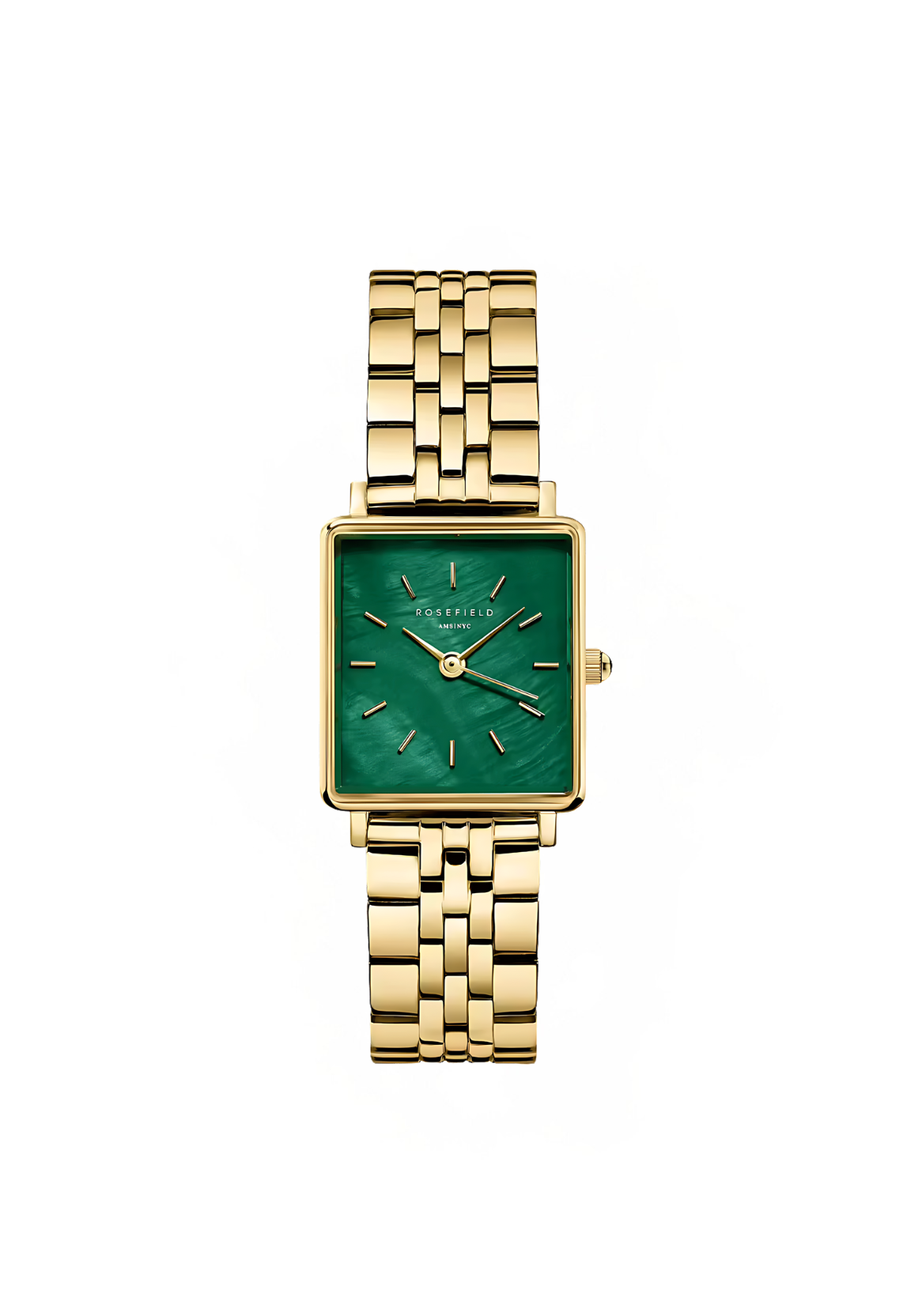 Rosefield boxy emerald watch - begsg-q050